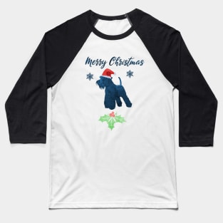 Christmas Schnauzer Baseball T-Shirt